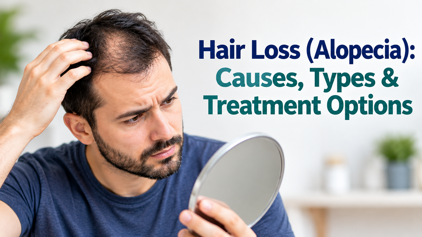 Hair Loss (Alopecia): Causes, Types & Treatment Options